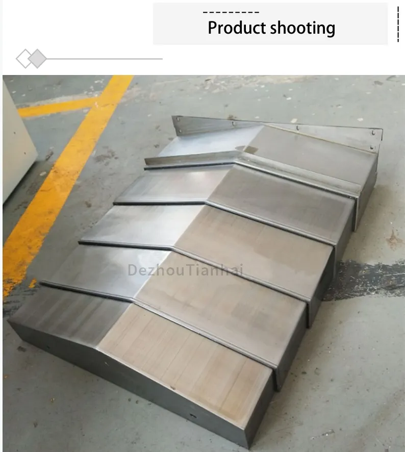 Detianhai Bellows Cover for CNC Machine Steel Plate Shield