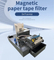 Flat Bed Paper Filter Coolant Filter CE 15um High Precision Filtration