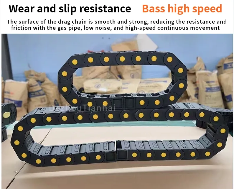 Nylon Towline Bridge Opening Similar Energy Cable Carrier Plastic Drag Chain
