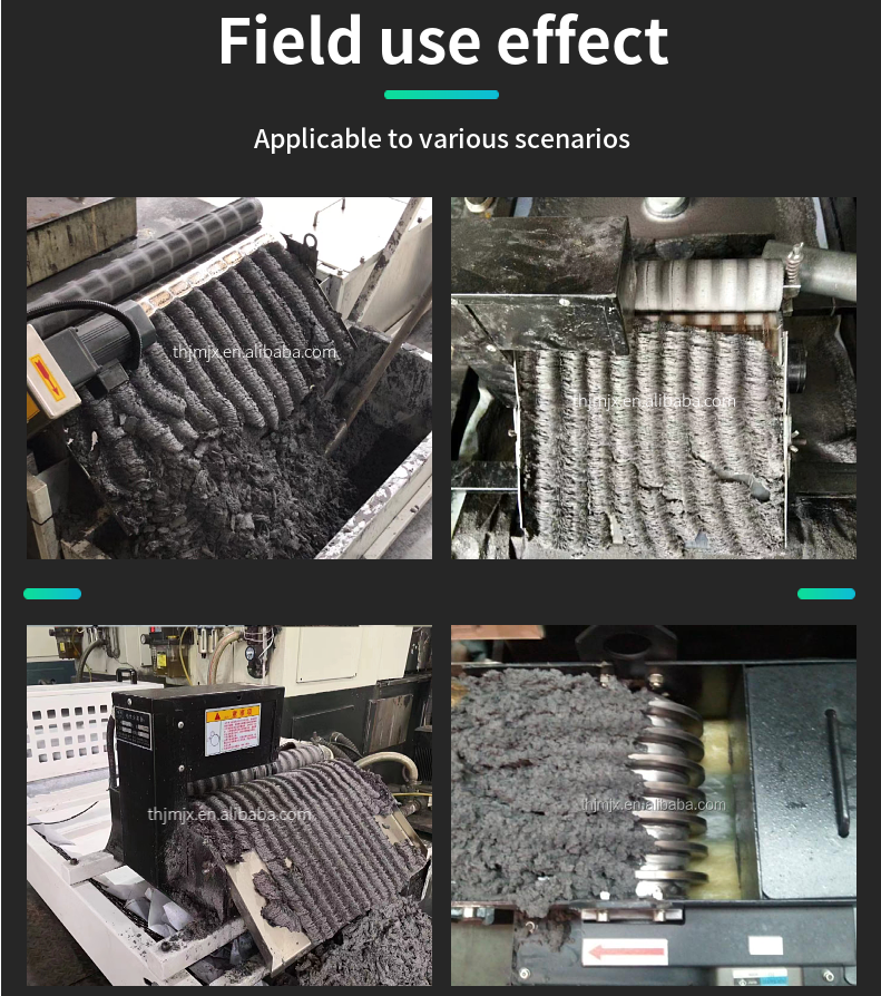 Cutting Fluid Tank Filtration Roller Magnetic Separator Iron Powder Separation and Filtration