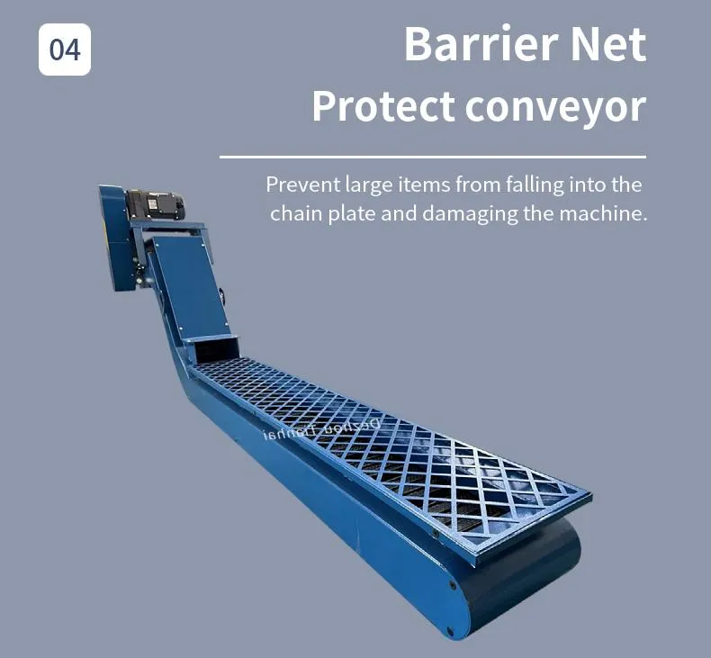 CE Factory Direct Stainless Steel Chain Chip Conveyor Scraper Type Conveyor System