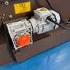 90° right‑angle hollow shaft geared motor, high‑torque compact L‑type drive for paper band filter & automation.